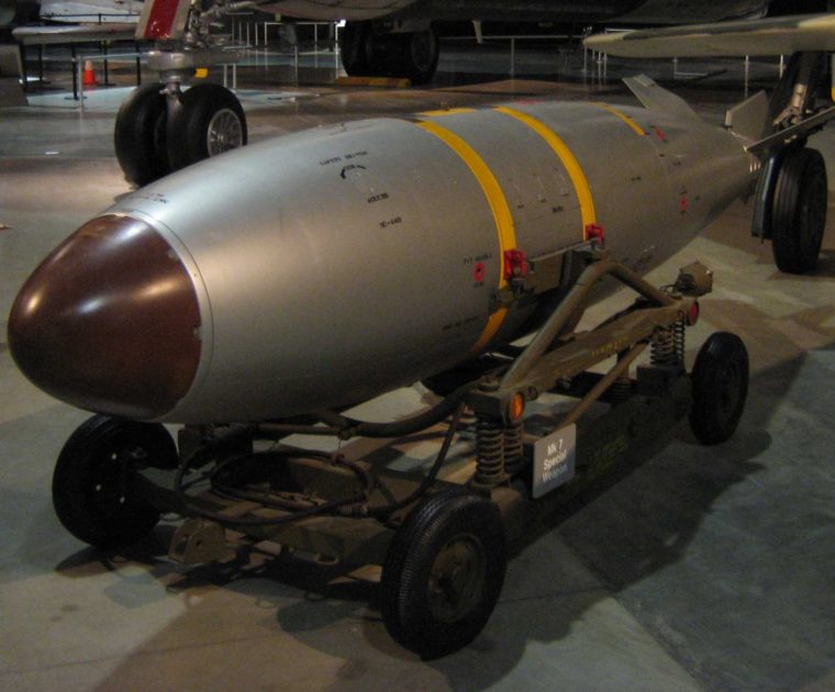 Mark 7 nuclear bomb at USAF Museum