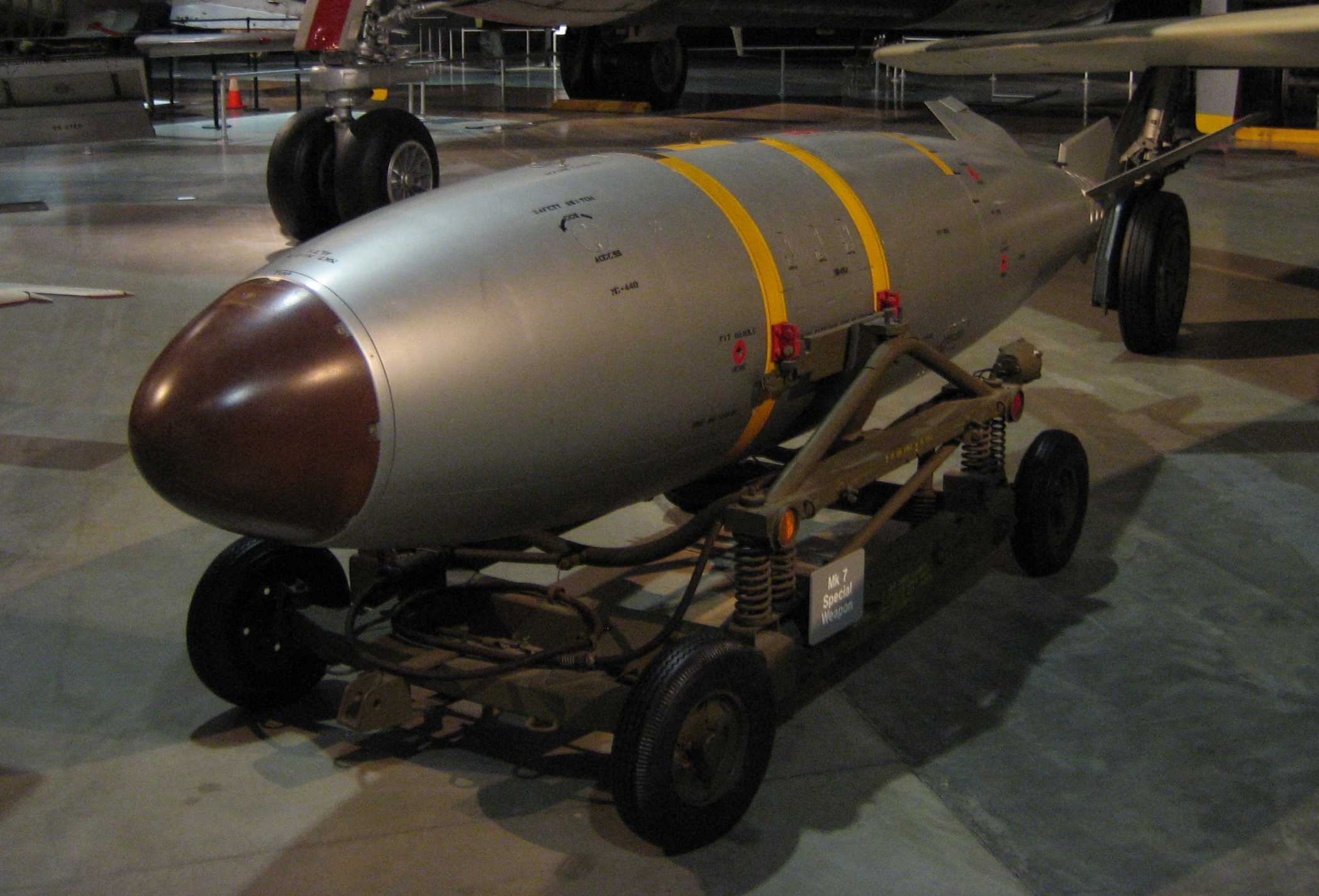 Mark 7 nuclear bomb at USAF Museum