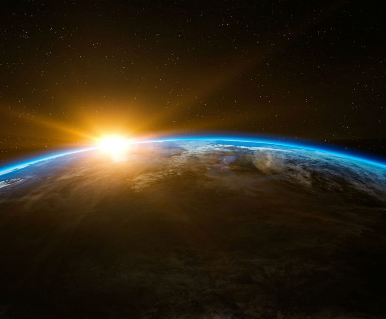 sunrise over the earth 2