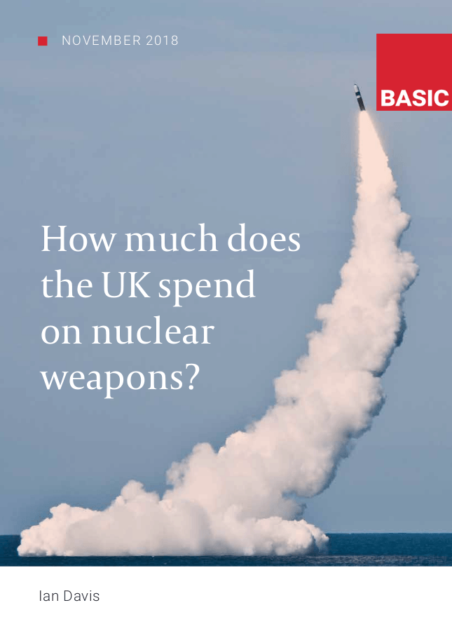 Cover image How much does the UK spend on nuclear weapons