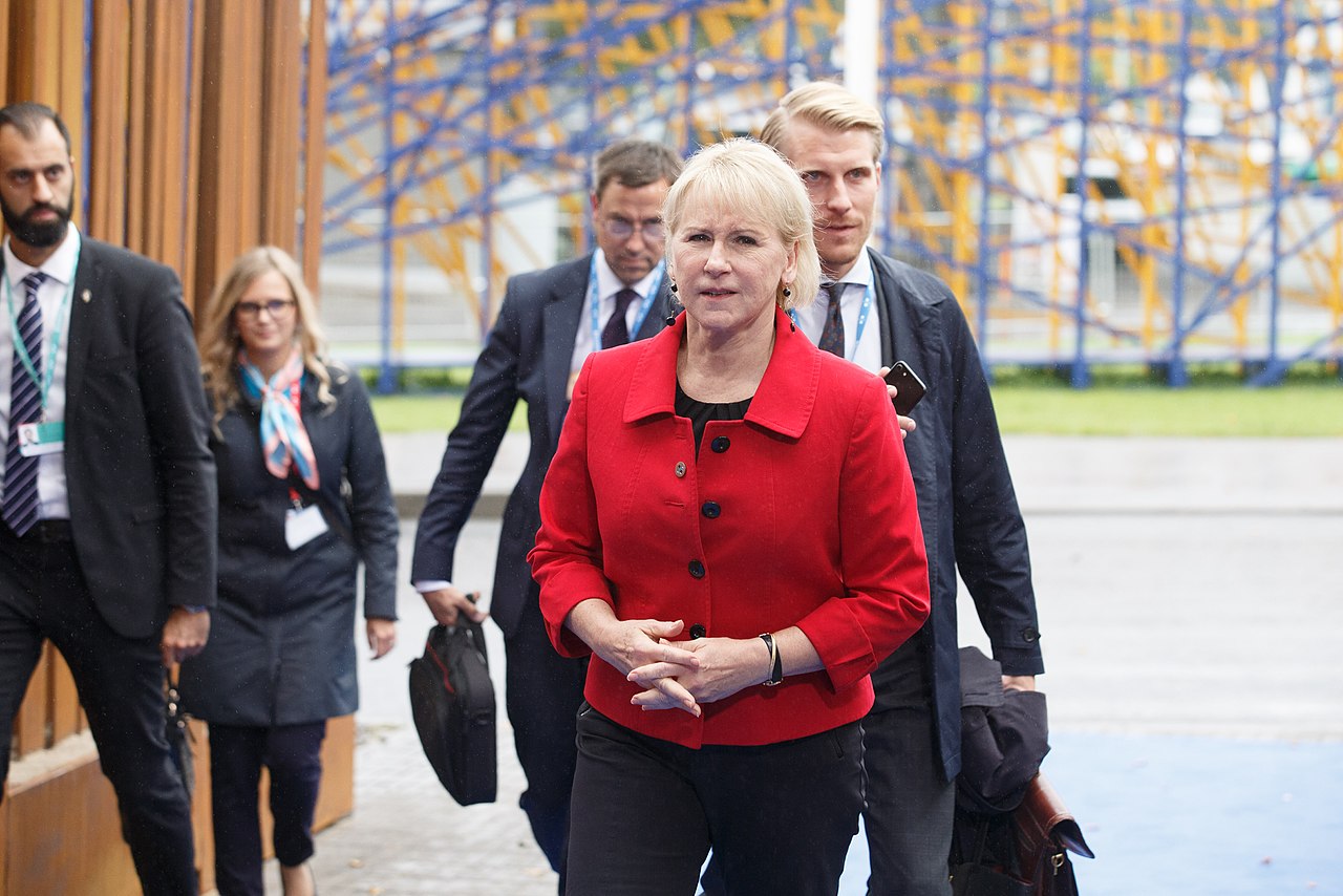 1280px Informal meeting of ministers for foreign affairs Gymnich. Arrivals Margot Wallström 36685964400