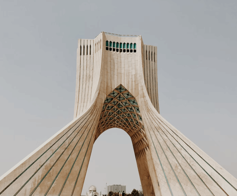 Azadi tower in Tehran