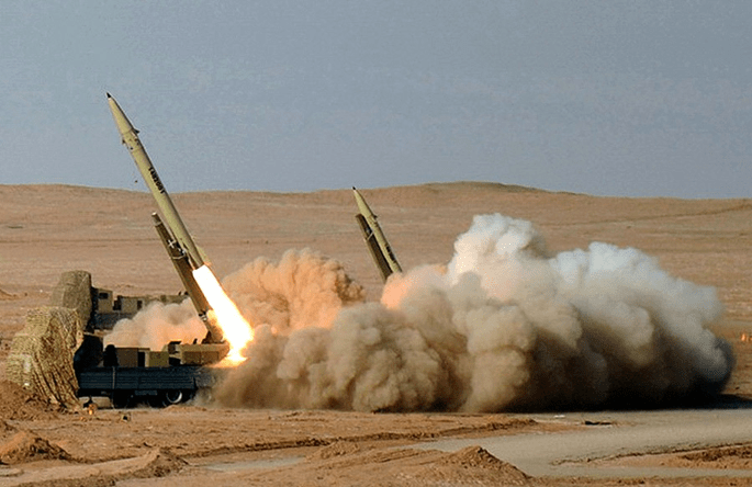 Fateh-110s in Iran's "Great Prophet-7" military exercise, 2012
