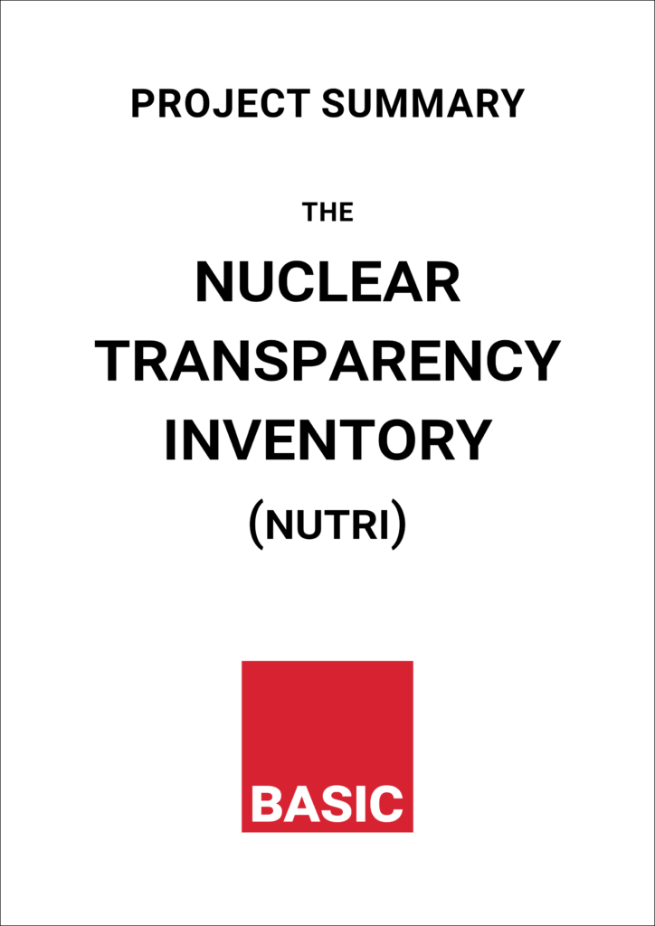 NUTRI project summary border